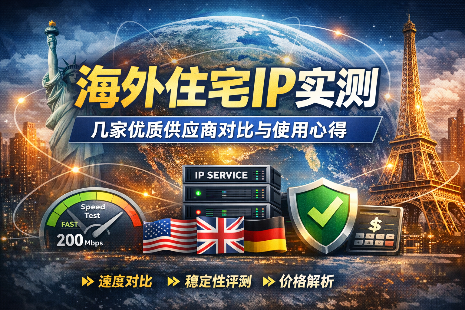 海外住宅IP实测｜几家优质供应商对比与使用心得-智创宝库资源站