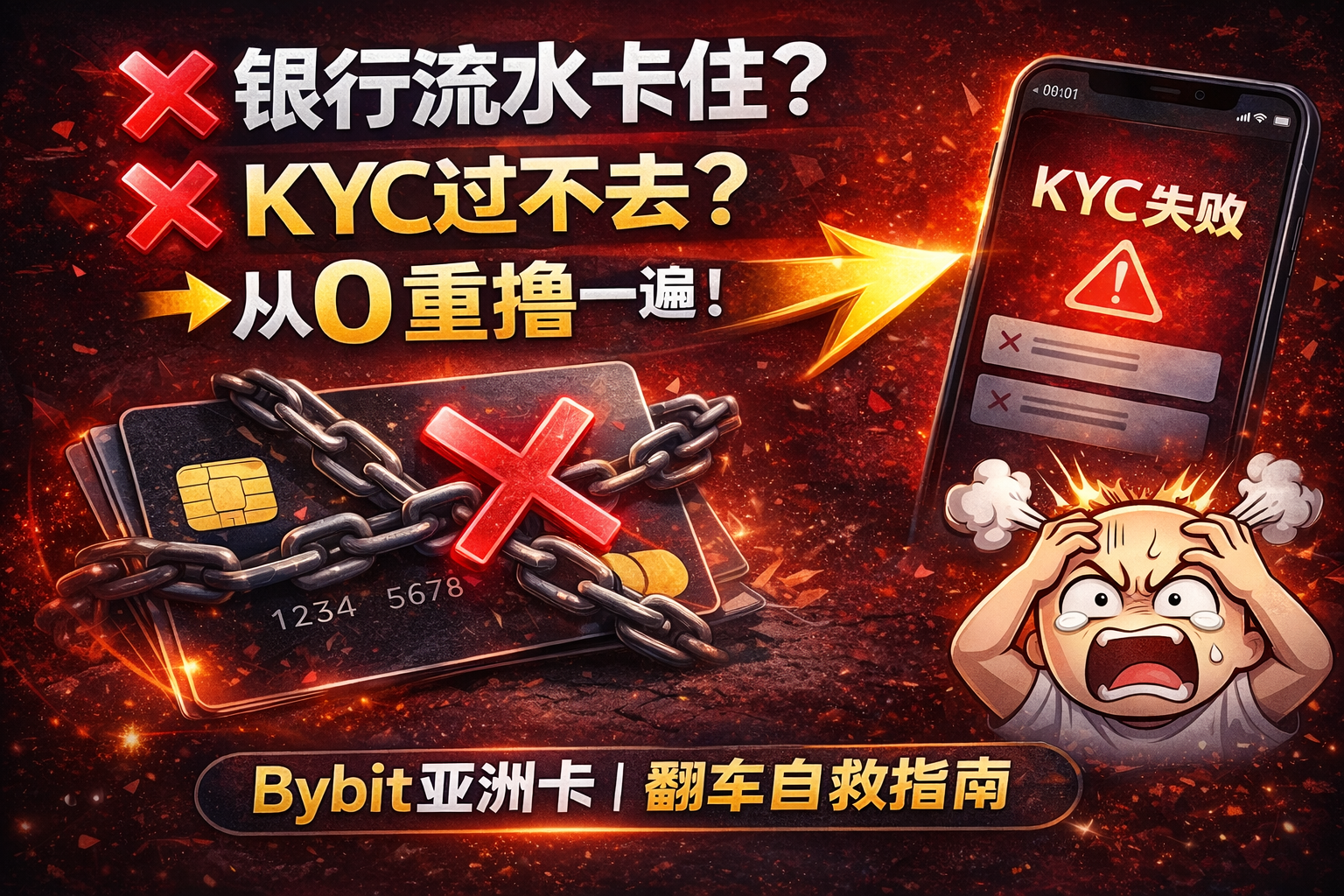 Bybit亚洲卡翻车自救指南：银行流水KYC卡住？从0重新注册一遍-智创宝库