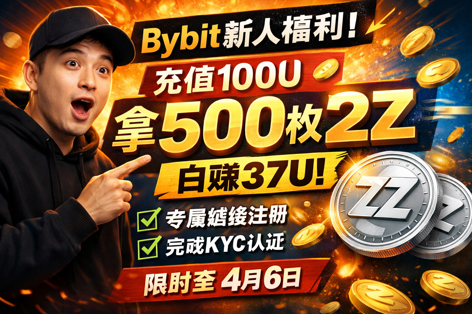新手必看！Bybit充值100U领37U，全流程实测